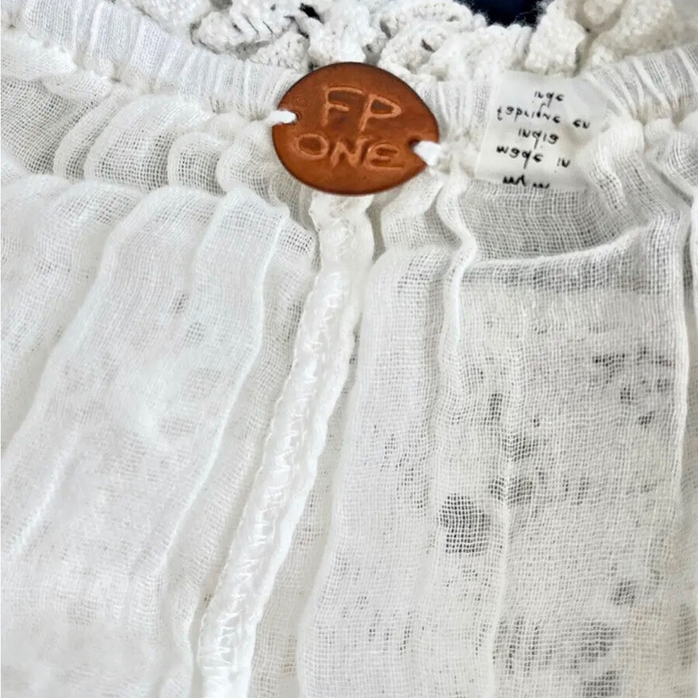 Intimately Free People Sundress M Juniors Natural Lace Cruise Wedding Beach $98 - Picture 9 of 13